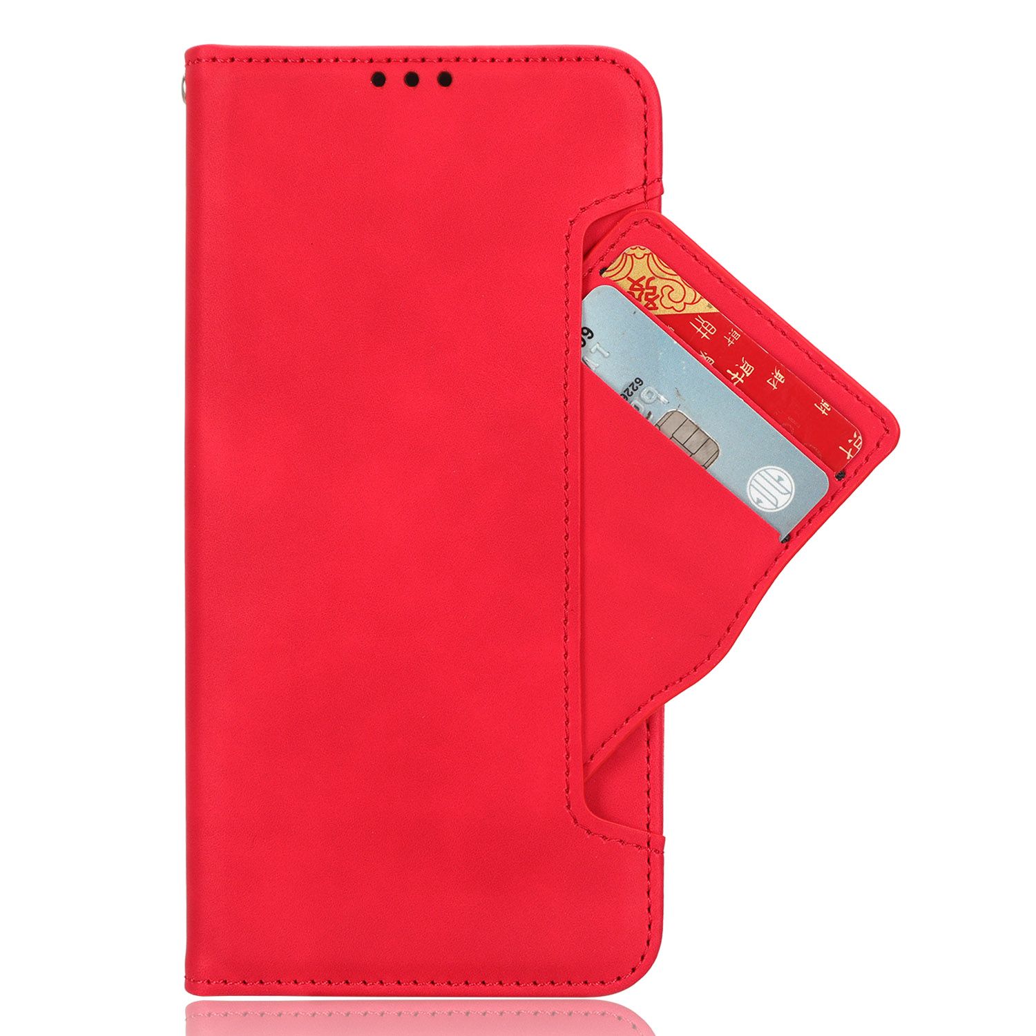Flip Cover for Tecno spark SLIM 6.78'' Case Leather Magnetic Flip Folio Stand Phone Cover with Card Holder