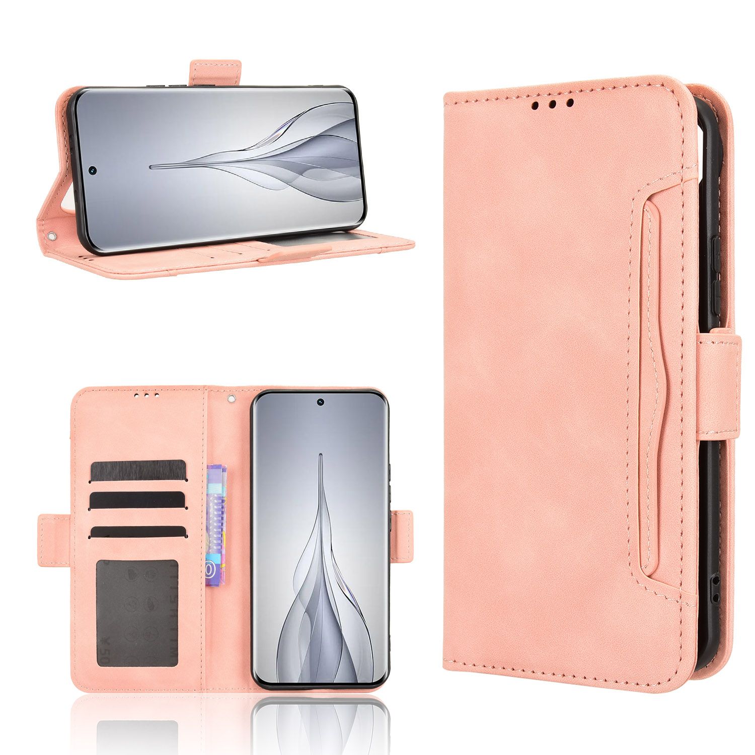Flip Cover for Tecno spark SLIM 6.78'' Case Leather Magnetic Flip Folio Stand Phone Cover with Card Holder