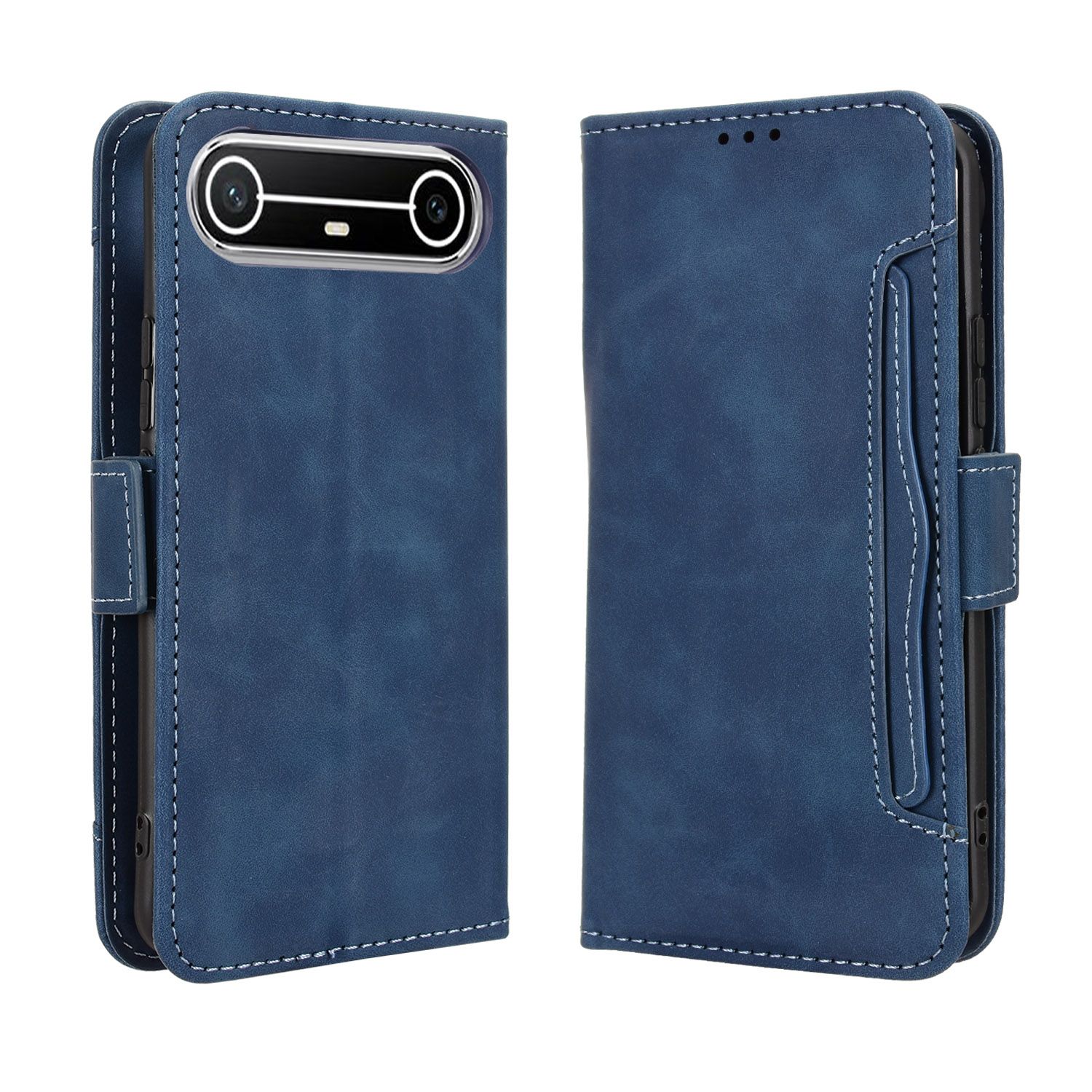 Flip Cover for Tecno spark SLIM 6.78'' Case Leather Magnetic Flip Folio Stand Phone Cover with Card Holder
