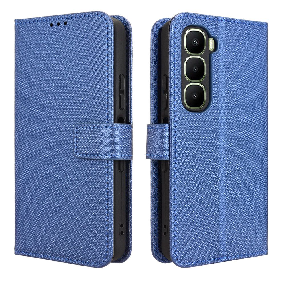 Wallet Flip Cover For Infinix Hot 60i 4G"6.7-inch Leather PU Phone Case Shockproof Durable Retro Case