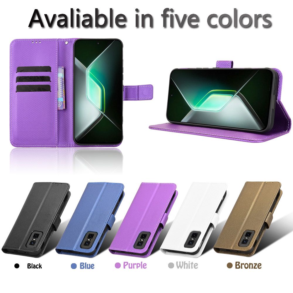Wallet Flip Cover For Infinix GT 30 Pro Leather PU Phone Case Shockproof Durable Retro Case