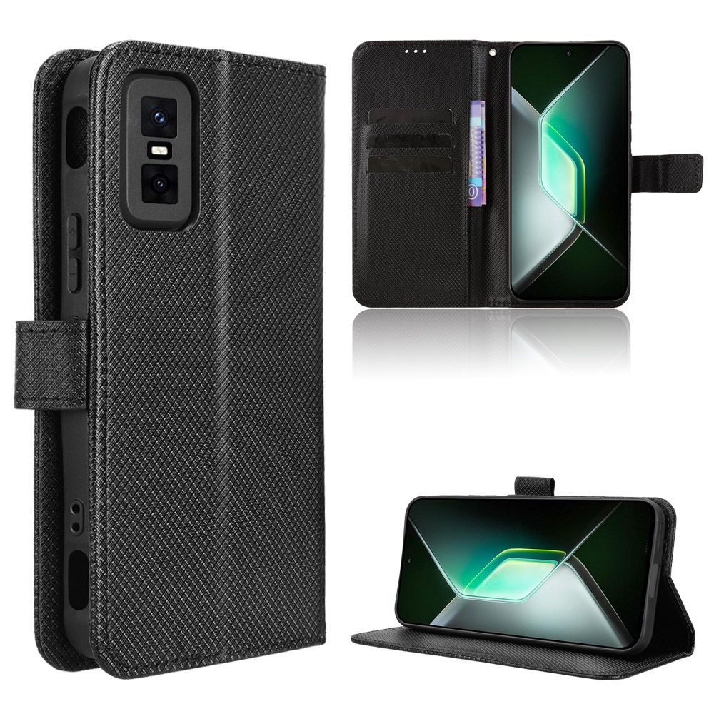 Wallet Flip Cover For Infinix GT 30 Pro Leather PU Phone Case Shockproof Durable Retro Case