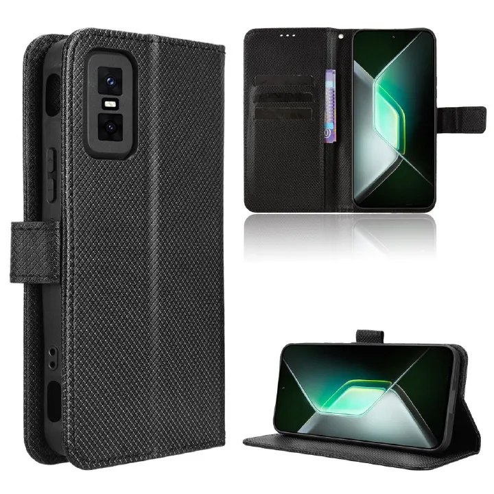 Wallet Flip Cover For Infinix GT 30 Pro Leather PU Phone Case Shockproof Durable Retro Case