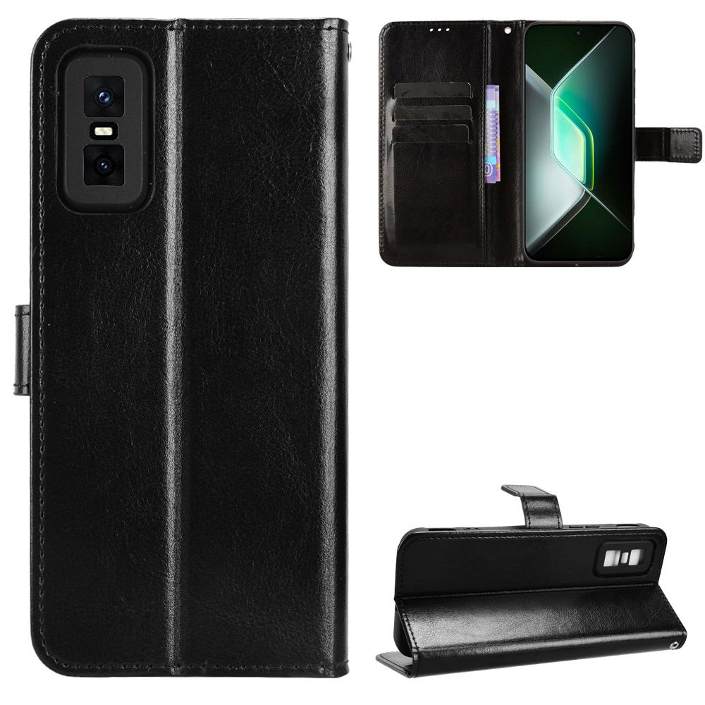 Wallet Flip Cover For Infinix GT 30 Pro Leather PU Phone Case Shockproof Durable Retro Case