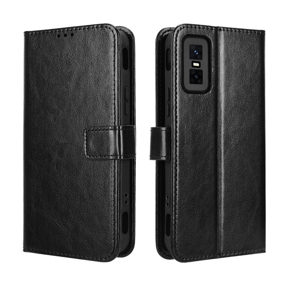 Wallet Flip Cover For Infinix GT 30 Pro Leather PU Phone Case Shockproof Durable Retro Case