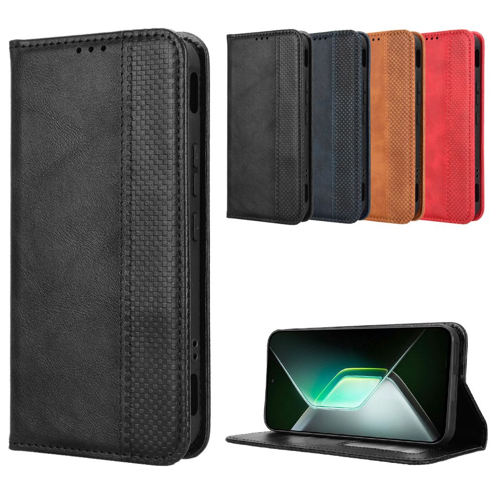 Wallet Flip Cover For Infinix GT 30 Pro Leather PU Phone Case Shockproof Durable Retro Case