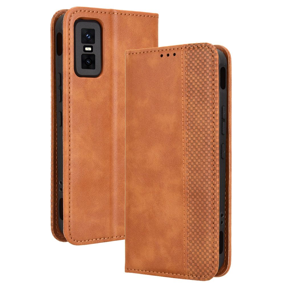 Wallet Flip Cover For Infinix GT 30 Pro Leather PU Phone Case Shockproof Durable Retro Case