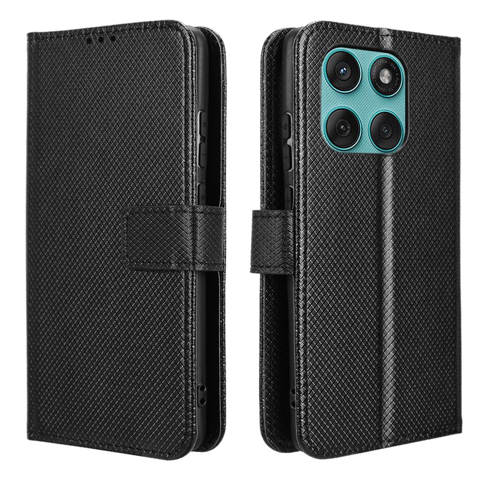 Flip Cover for Motorola Edge 60 Fusion Case Leather Magnetic Flip Folio Stand Phone Cover with Card Holder
