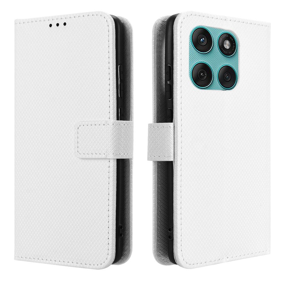 Flip Cover for Motorola Edge 60 Fusion Case Leather Magnetic Flip Folio Stand Phone Cover with Card Holder