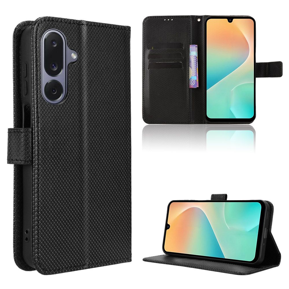 Flip Cover for Samsung Galaxy M36 5G Case Leather Magnetic Flip Folio Stand Phone Cover with Card Holder