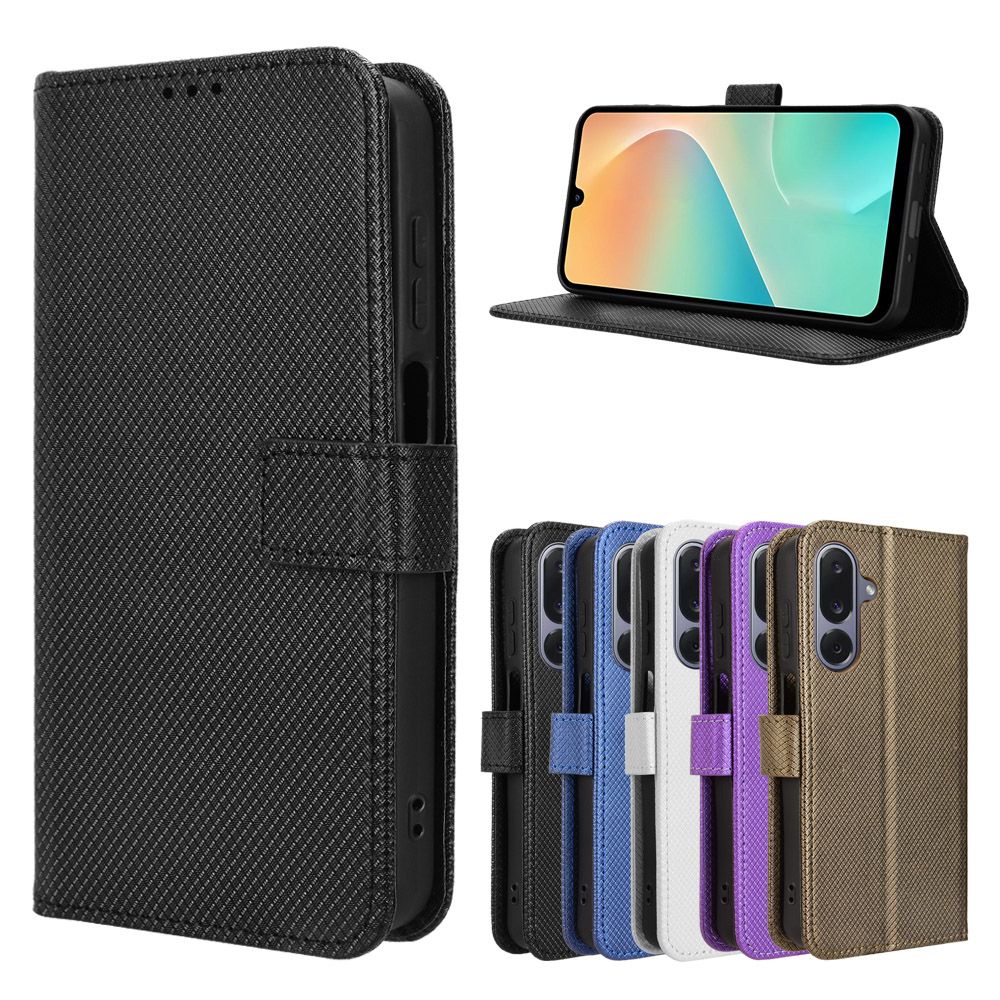 Flip Cover for Samsung Galaxy M36 5G Case Leather Magnetic Flip Folio Stand Phone Cover with Card Holder
