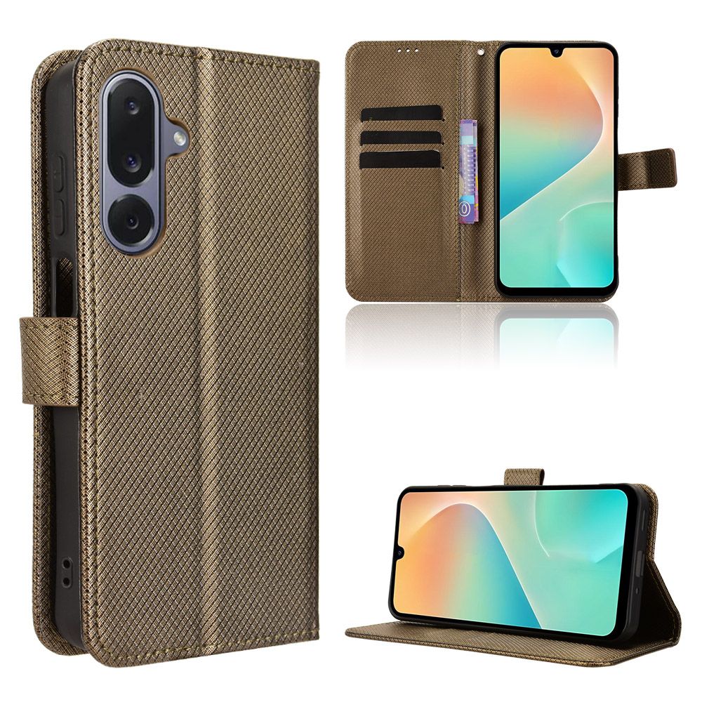 Flip Cover for Samsung Galaxy M36 5G Case Leather Magnetic Flip Folio Stand Phone Cover with Card Holder