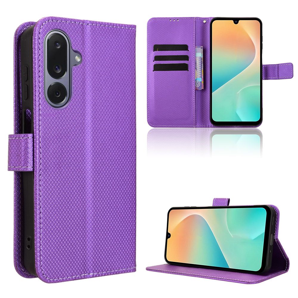 Flip Cover for Samsung Galaxy M36 5G Case Leather Magnetic Flip Folio Stand Phone Cover with Card Holder