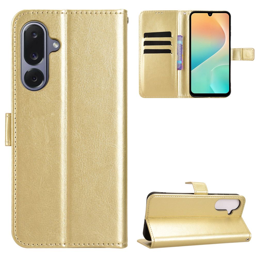 Flip Cover for Samsung Galaxy M36 5G Case Leather Magnetic Flip Folio Stand Phone Cover with Card Holder