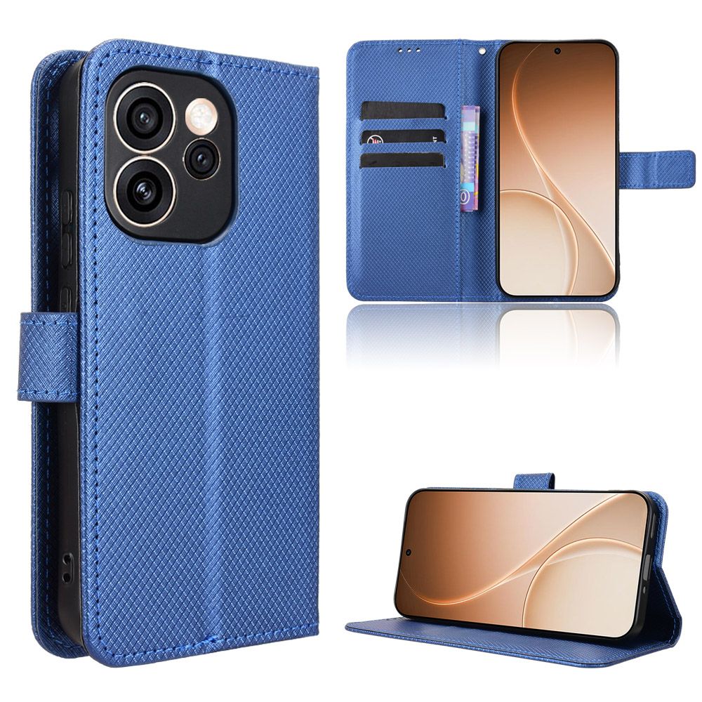 Leather Flip Cover for OPPO Reno15 Pro / Reno 15 Pro Leather PU Phone Case Shockproof Durable Retro Wallet Case