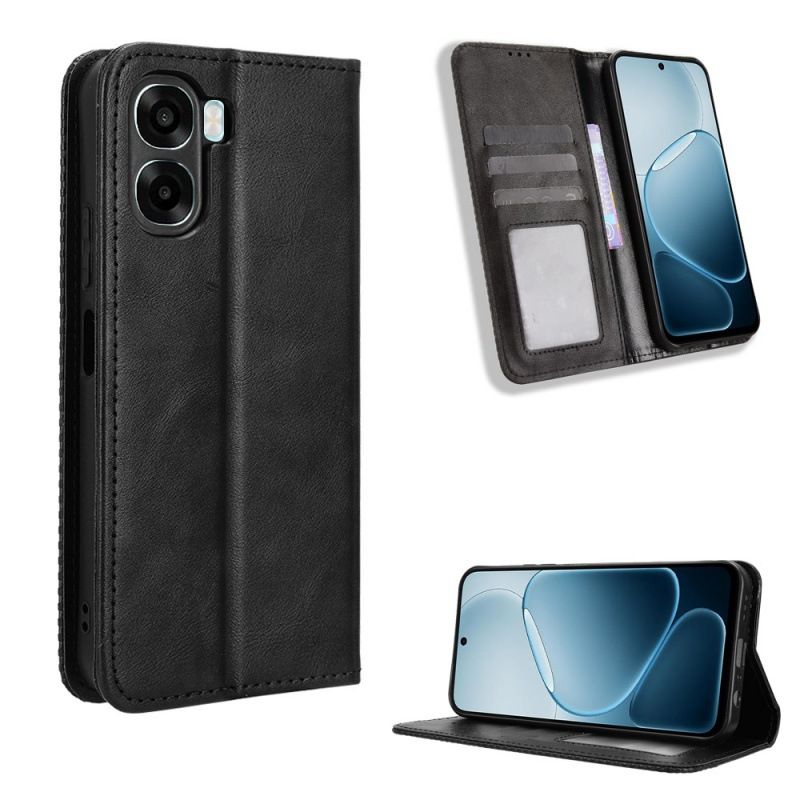 Wallet Flip Cover For OPPO A6X 4G Leather PU Phone Case Shockproof Durable Retro Case