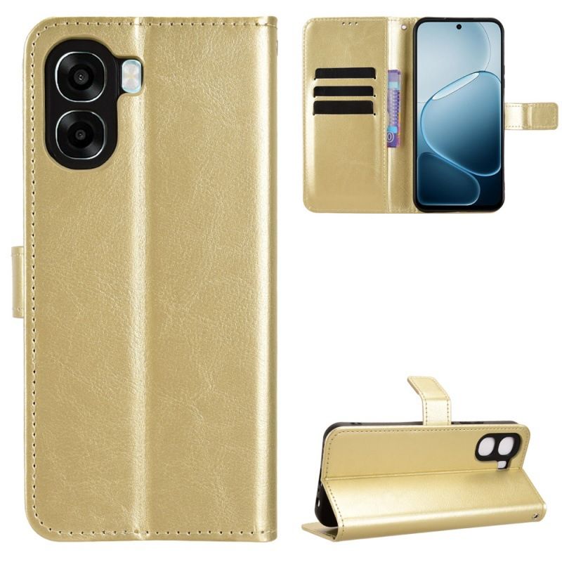 Wallet Flip Cover For OPPO A6X 4G Leather PU Phone Case Shockproof Durable Retro Case