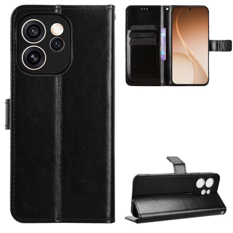 Wallet Flip Cover For OPPO Reno 15 Pro 15C 15F Leather PU Phone Case Shockproof Durable Retro Case