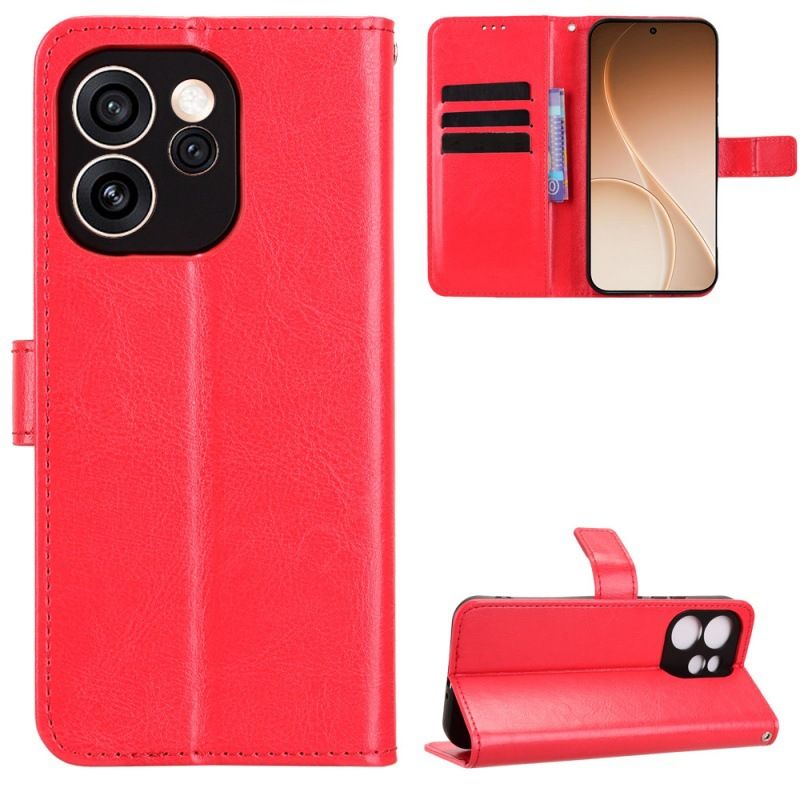 Wallet Flip Cover For OPPO Reno 15 Pro 15C 15F Leather PU Phone Case Shockproof Durable Retro Case