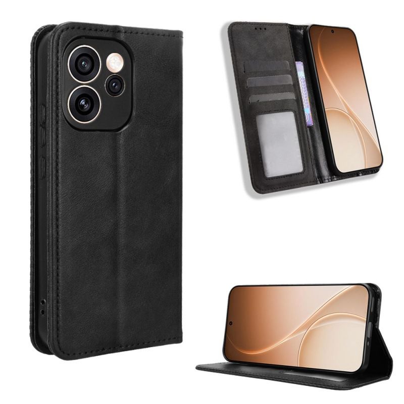 Wallet Flip Cover For OPPO Reno 15 Pro 15C 15F Leather PU Phone Case Shockproof Durable Retro Case