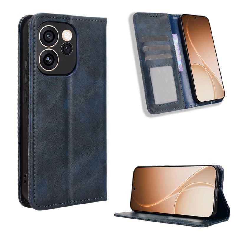 Wallet Flip Cover For OPPO Reno 15 Pro 15C 15F Leather PU Phone Case Shockproof Durable Retro Case