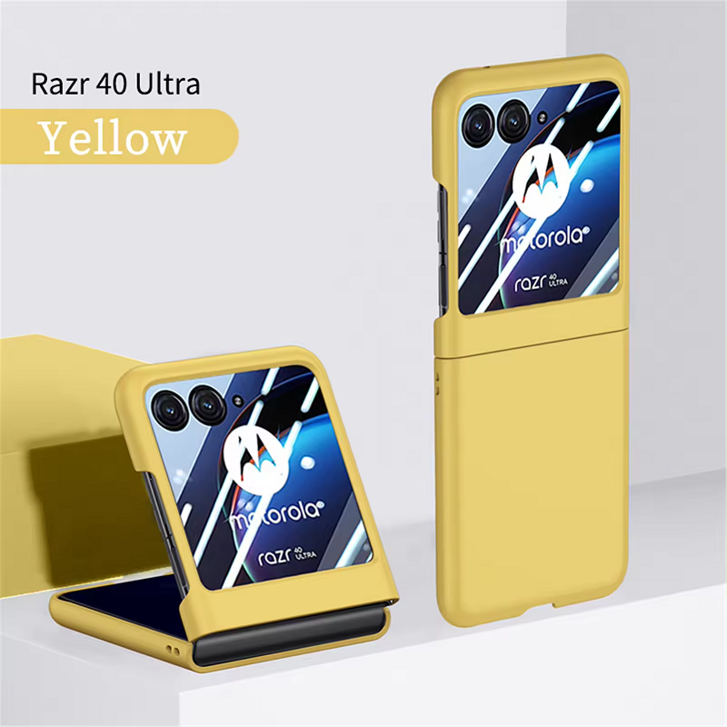 Slim Plastic Case With Screen Protector Shell-membrane Integration Protective Case Cover for Motorola Razr 40 Ultra 60 Ultra 50 Ultra Case Cover
