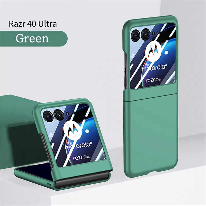 Slim Plastic Case With Screen Protector Shell-membrane Integration Protective Case Cover for Motorola Razr 40 Ultra 60 Ultra 50 Ultra Case Cover