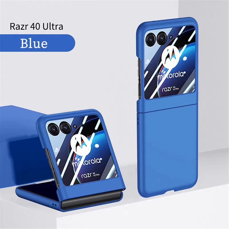 Slim Plastic Case With Screen Protector Shell-membrane Integration Protective Case Cover for Motorola Razr 40 Ultra 60 Ultra 50 Ultra Case Cover
