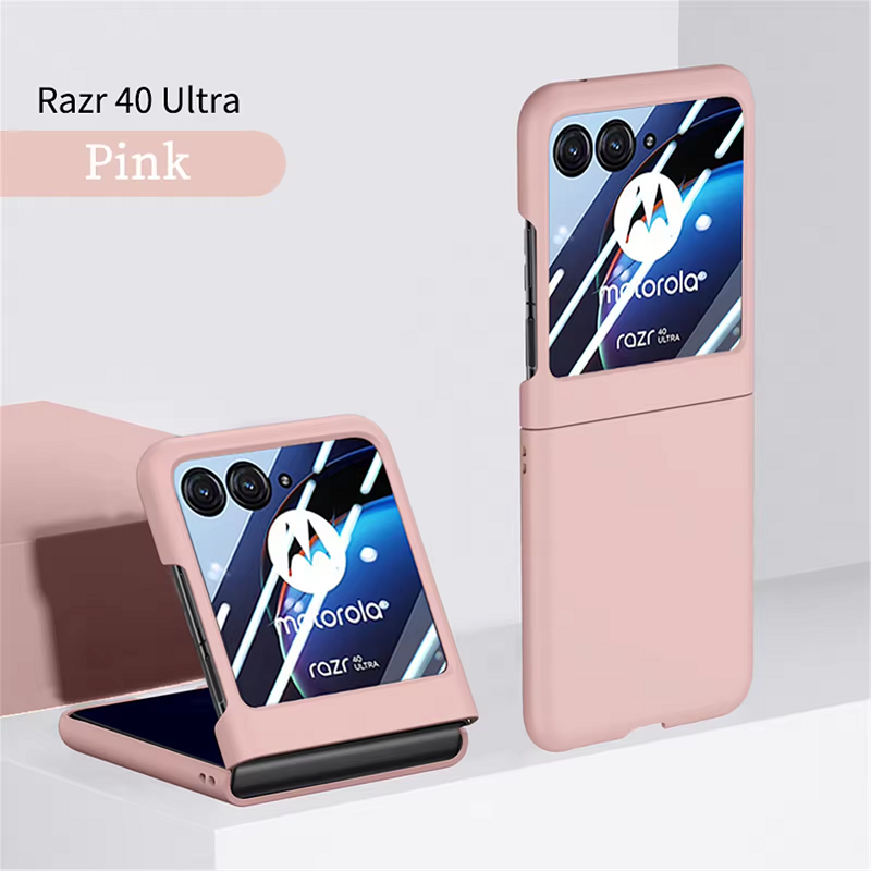Slim Plastic Case With Screen Protector Shell-membrane Integration Protective Case Cover for Motorola Razr 40 Ultra 60 Ultra 50 Ultra Case Cover