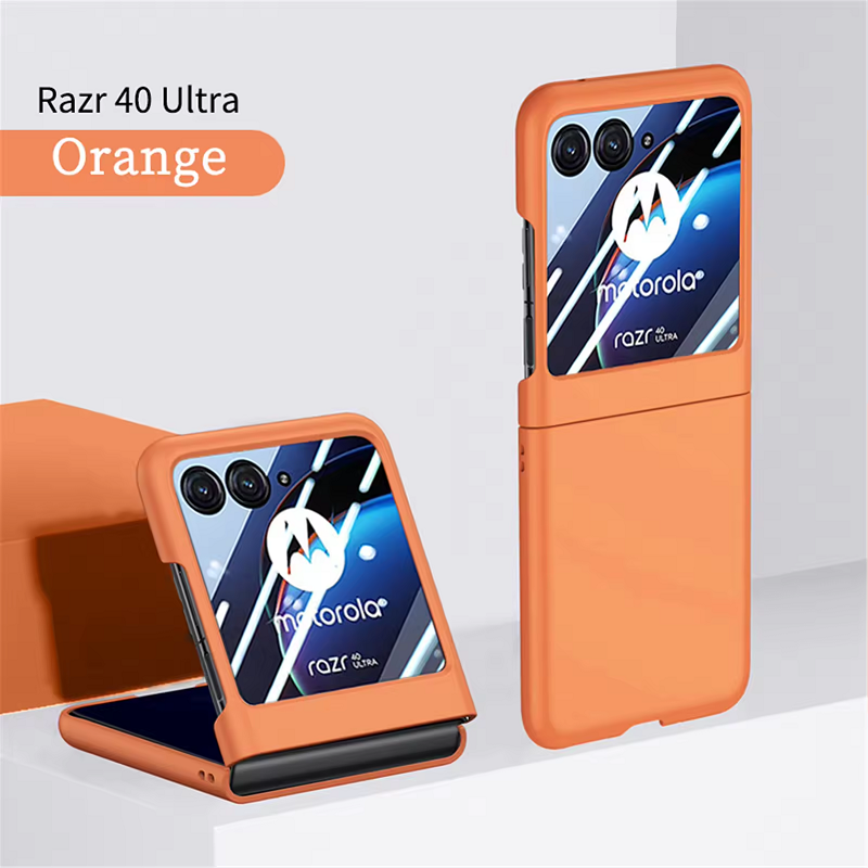 Slim Plastic Case With Screen Protector Shell-membrane Integration Protective Case Cover for Motorola Razr 40 Ultra 60 Ultra 50 Ultra Case Cover