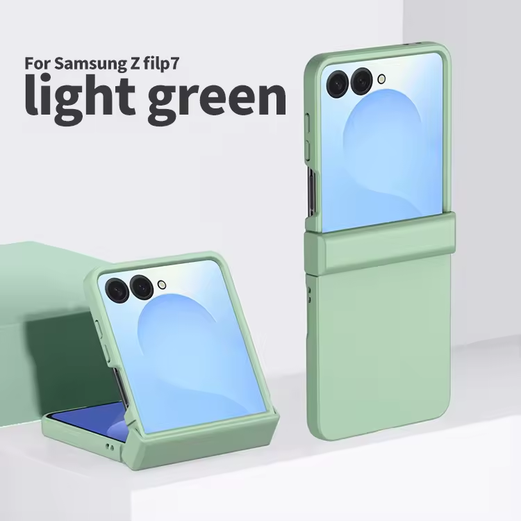 Luxury PC Hard Protection Case for Samsung Galaxy Z Flip 7 6 5 4 3 Pure Color Back Cover Mobile Phone Case (Note: select the model)