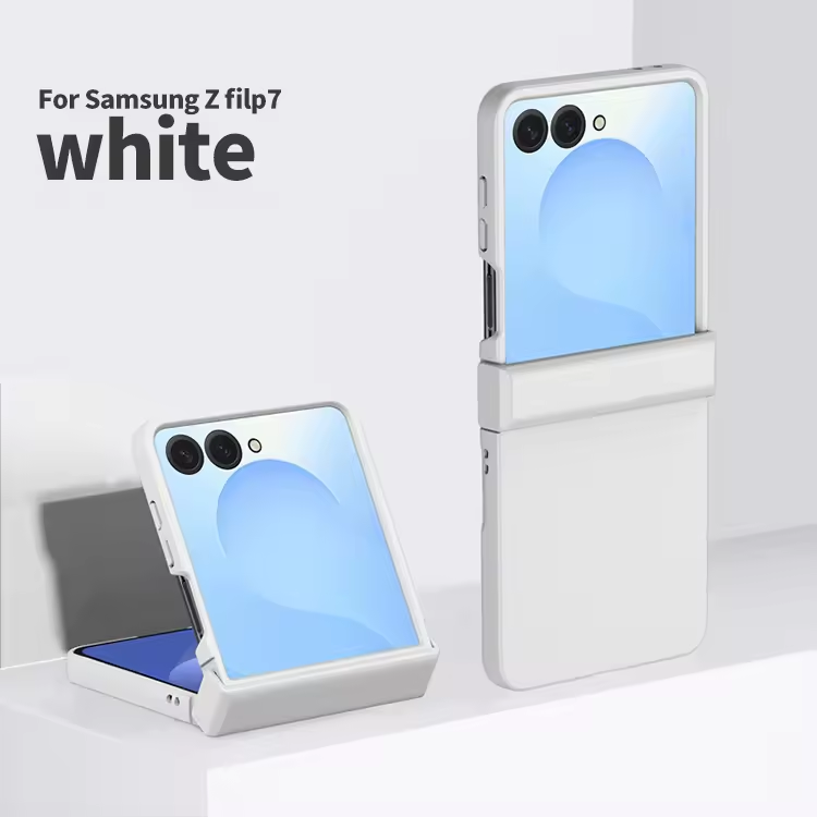 Luxury PC Hard Protection Case for Samsung Galaxy Z Flip 7 6 5 4 3 Pure Color Back Cover Mobile Phone Case (Note: select the model)