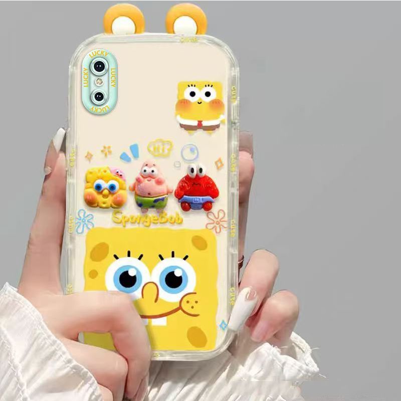 Phone Case for iPhone XS Max Fashion Cartoon Anti Fall Protective Cover