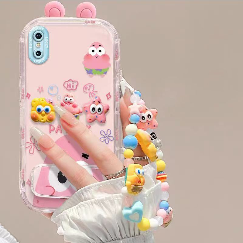 Phone Case for iPhone XS Max Fashion Cartoon Anti Fall Protective Cover