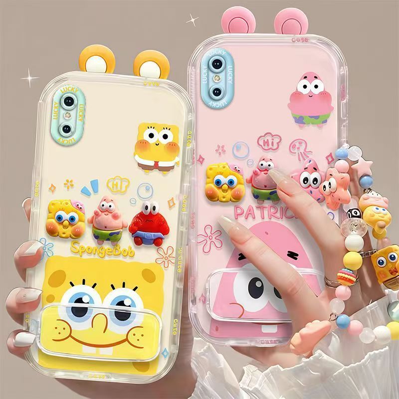 Phone Case for iPhone XS Max Fashion Cartoon Anti Fall Protective Cover