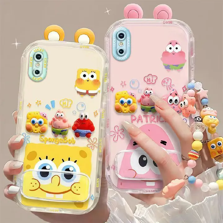 Phone Case for iPhone XS Max Fashion Cartoon Anti Fall Protective Cover