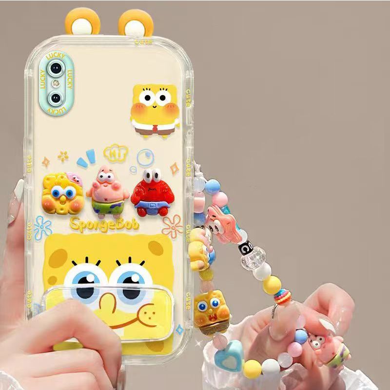 Phone Case for iPhone XS Max Fashion Cartoon Anti Fall Protective Cover