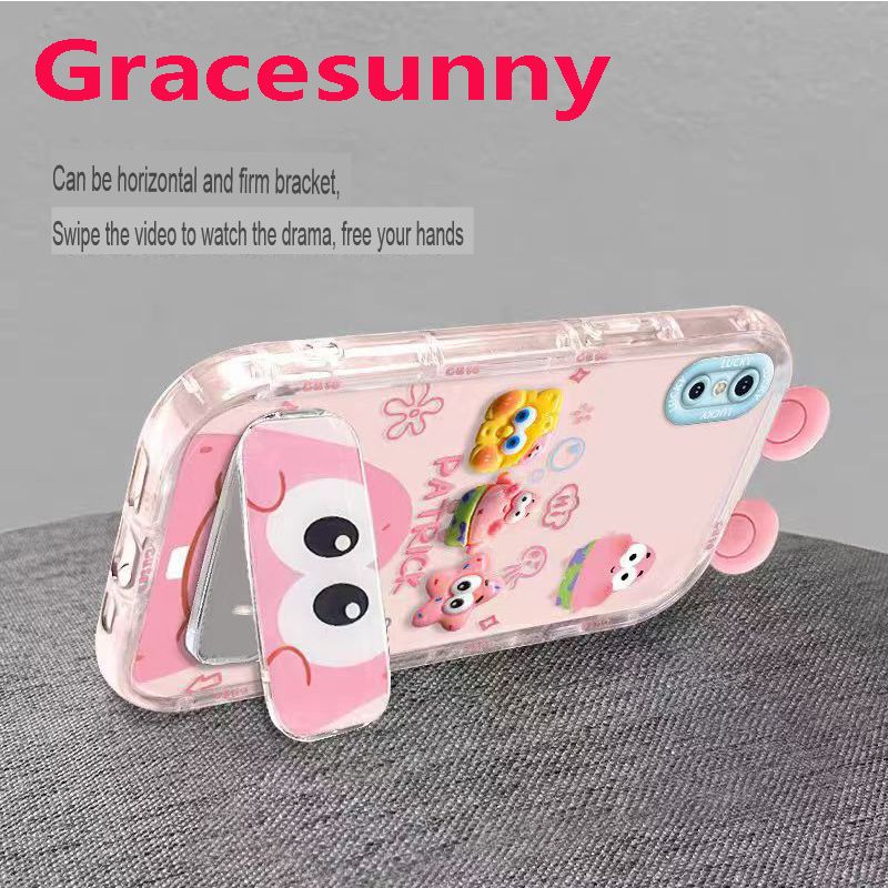 Phone Case for iPhone XS Max Fashion Cartoon Anti Fall Protective Cover
