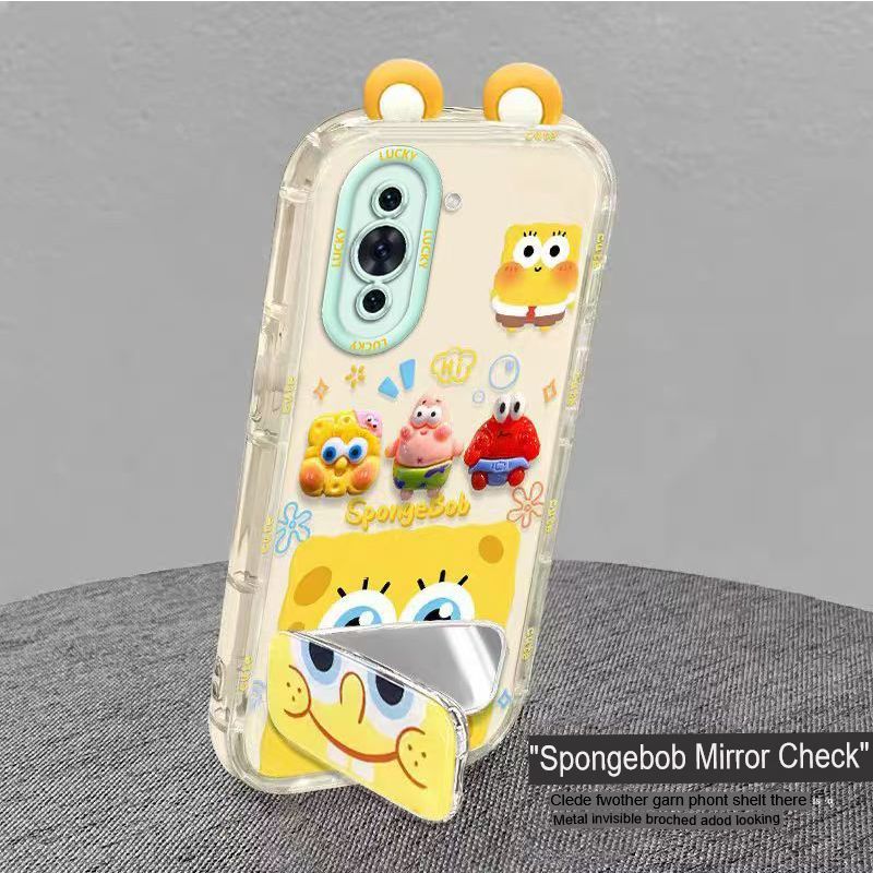 Phone Case for Huawei Nova 10 Fashion Bracelet Cartoon Bracket Anti Fall Protective Cover