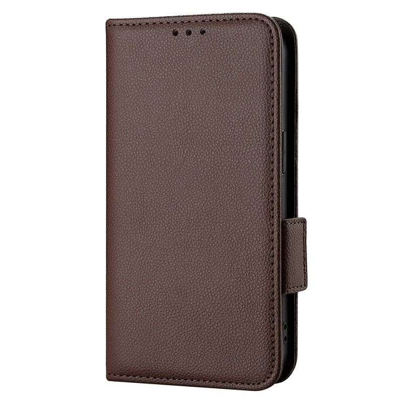 Leather Phone Case Flip Cover for Xiaomi Redmi Note 15 4G 6.77" inch [RFID Blocking] Magnetic PU Leather Stand Holder Shockproof Protection Case