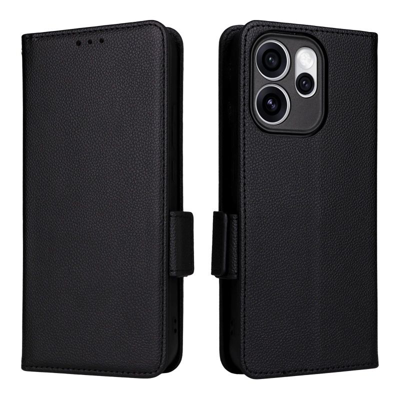 Leather Phone Case Flip Cover for OPPO Reno 15F 5G 6.57" inch [RFID Blocking] Magnetic PU Leather Stand Holder Shockproof Protection Case