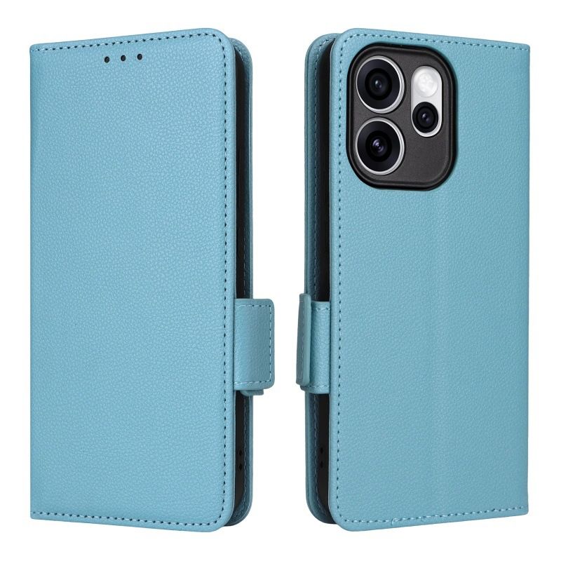 Leather Phone Case Flip Cover for OPPO Reno 15F 5G 6.57" inch [RFID Blocking] Magnetic PU Leather Stand Holder Shockproof Protection Case