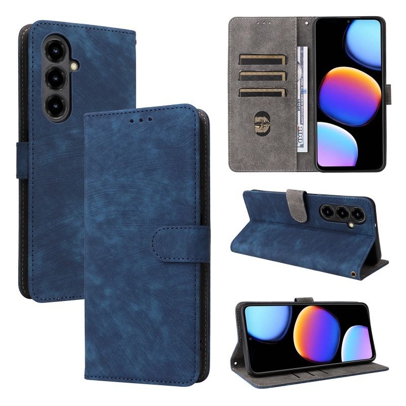 Flip Cover for ZTE Blade V80 Max PU Leather Phone Case Full-Body Protection Shockproof [RFID Blocking] Wallet Cover With Hand Strap