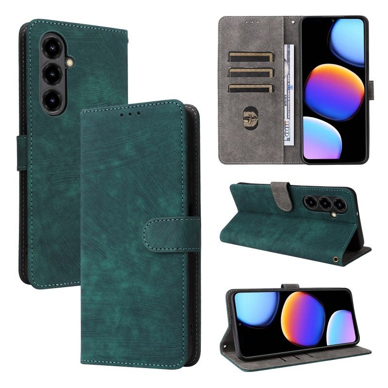 Flip Cover for ZTE Blade V80 Max PU Leather Phone Case Full-Body Protection Shockproof [RFID Blocking] Wallet Cover With Hand Strap