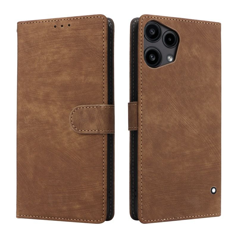 Flip Cover for Nothing Phone (3a) Lite PU Leather Phone Case Full-Body Protection Shockproof [RFID Blocking] Wallet Cover With Hand Strap