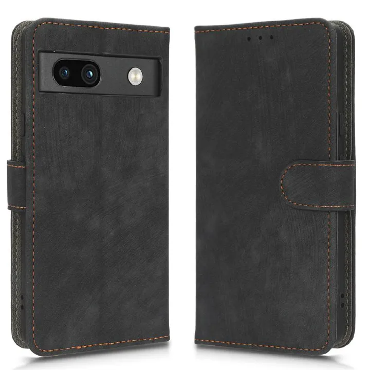 Flip Cover for Google Pixel 10a/Pixel 10/10 Pro/10 Pro XL/9/8/7/6 PU Leather Phone Case Full-Body Protection Shockproof [RFID Blocking] Wallet Cover With Hand Strap