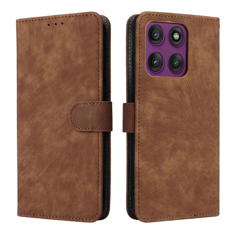 Flip Cover for Motorola Edge 60/60s/60 Pro/60 Fusion/60 Stylus/Moto G Stylus 5G (2025) PU Leather Phone Case Full-Body Protection Shockproof [RFID Blocking] Wallet Cover With Hand Strap