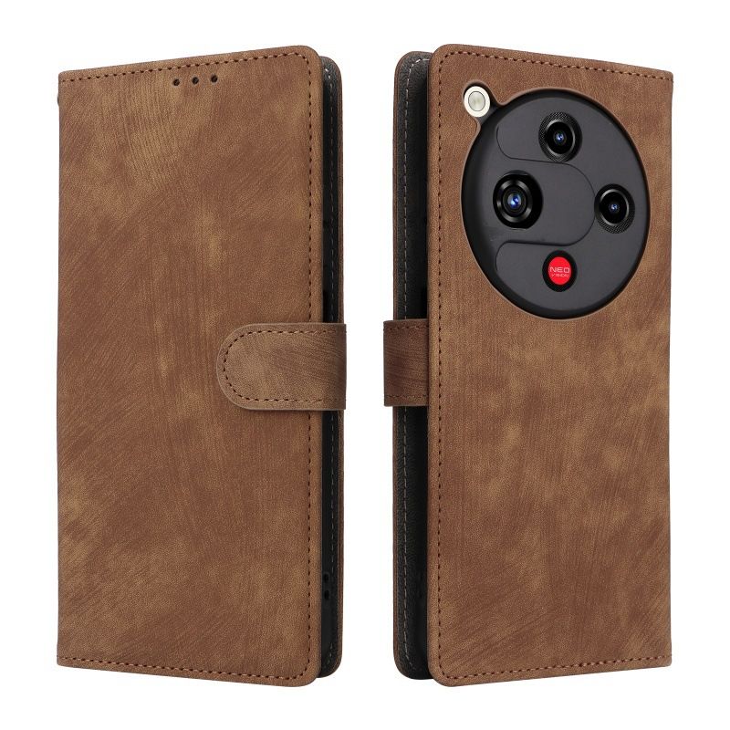 Flip Cover for ZTE nubia Focus 2 PU Leather Phone Case Full-Body Protection Shockproof [RFID Blocking] Wallet Cover With Hand Strap