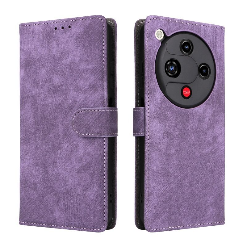Flip Cover for ZTE nubia Focus 2 PU Leather Phone Case Full-Body Protection Shockproof [RFID Blocking] Wallet Cover With Hand Strap