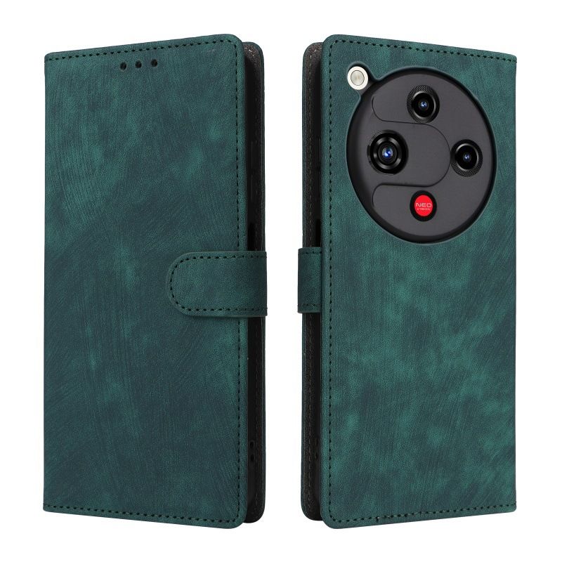 Flip Cover for ZTE nubia Focus 2 PU Leather Phone Case Full-Body Protection Shockproof [RFID Blocking] Wallet Cover With Hand Strap